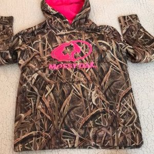 girls camo mossy oak hoodie